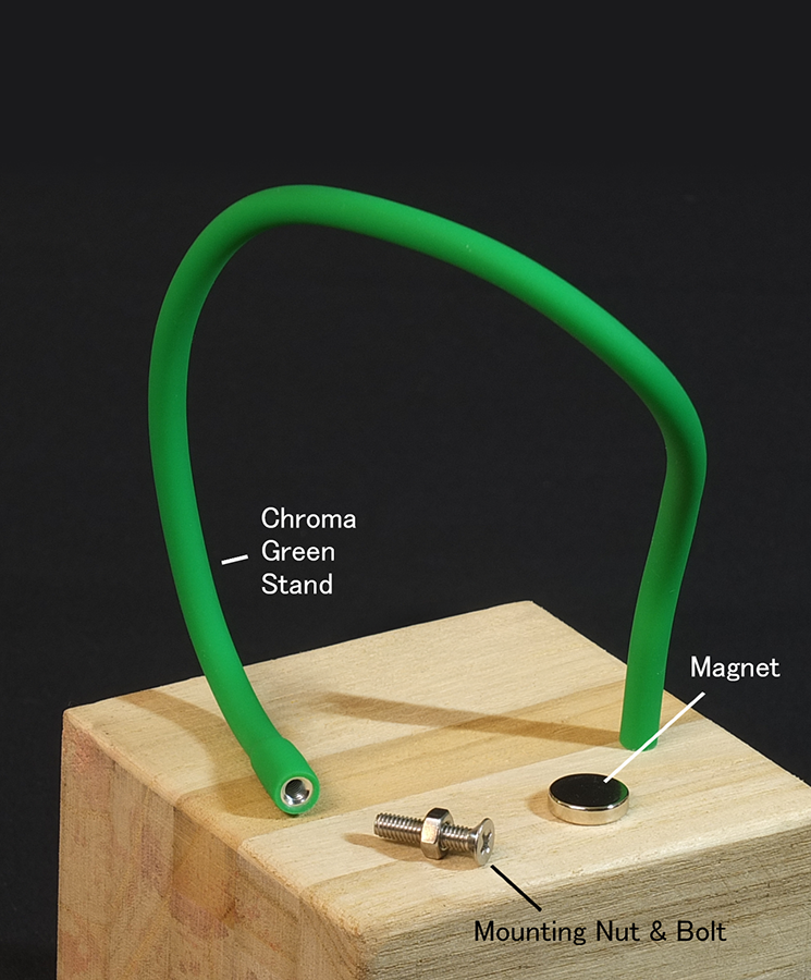 Chroma Green Stand (for small figures)