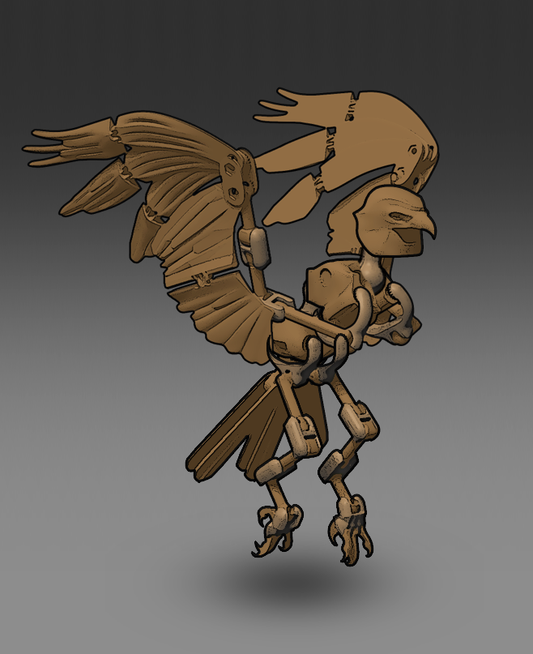 Eagle with Clip Stand